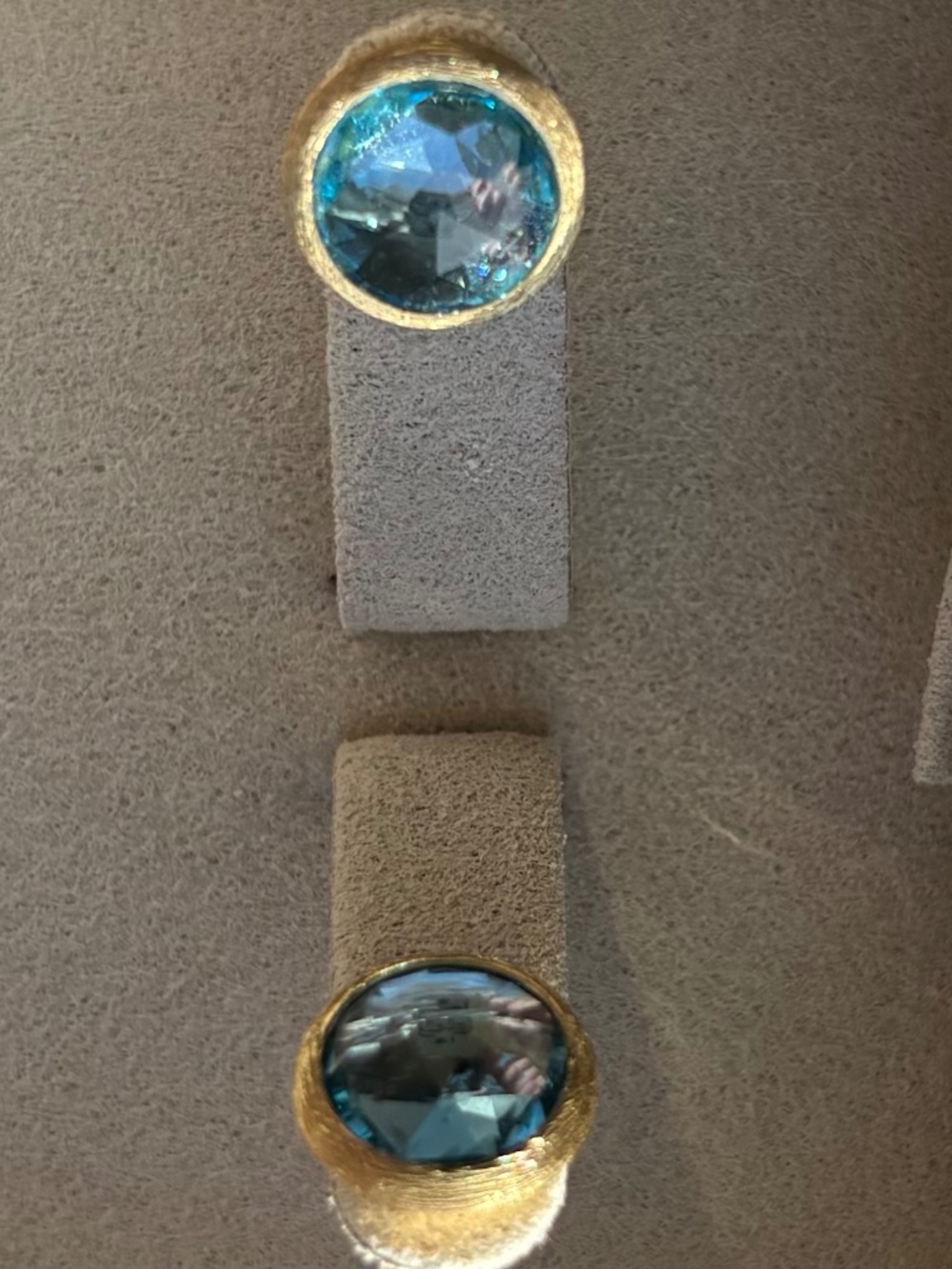 Marco Bicego 18k Blue Topaz earrings